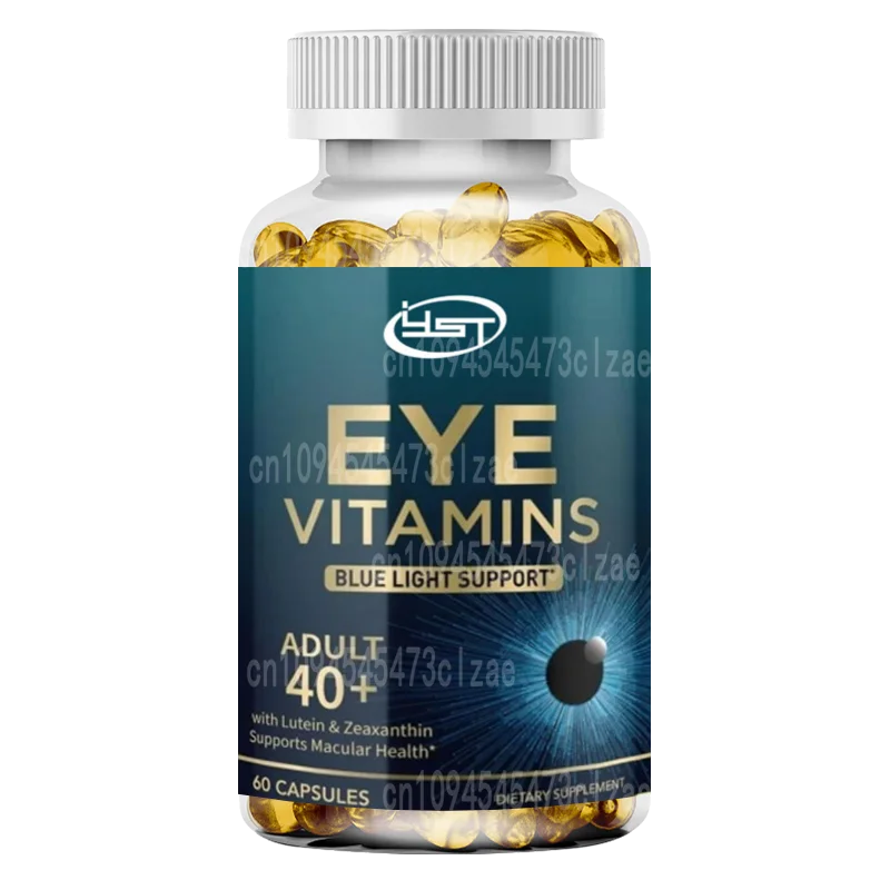 Eye Vitamin and Mineral Supplements - Containing Lutein, Zinc, and Zeaxanthin - Support Eye Fatigue and Dryness, Gluten Free