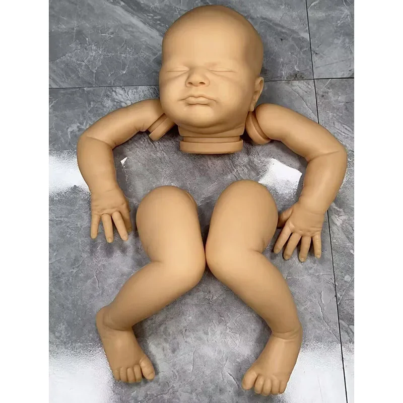 19Inch Reborn Doll Kit Max Limited Edition lifelike soft touch Frech Color Kit with cloth body