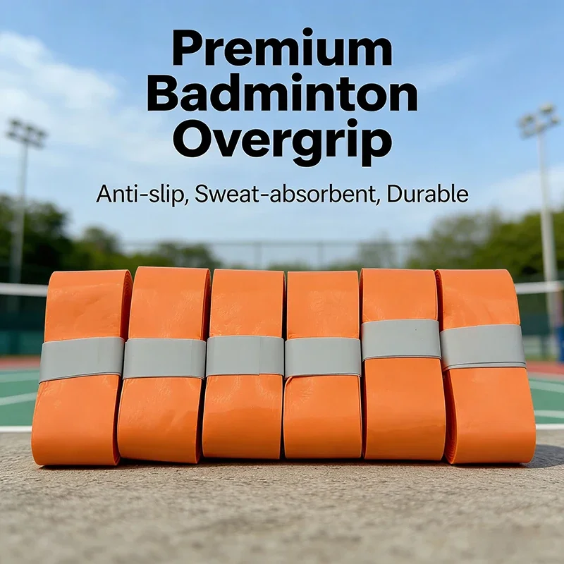 Picture 7: 6piece Set Anti-Slip Badminton Grip Straps Shock-Absorbing Tennis Racket Sports Grip Pads for Enhanced Performance