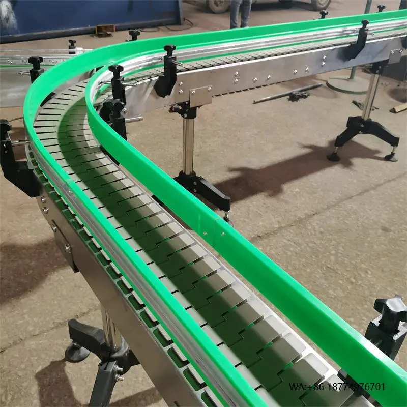 

Efficient Flexible Chain Plate Turning Conveyor for Beer and Beverage Filling Conveyor Belt