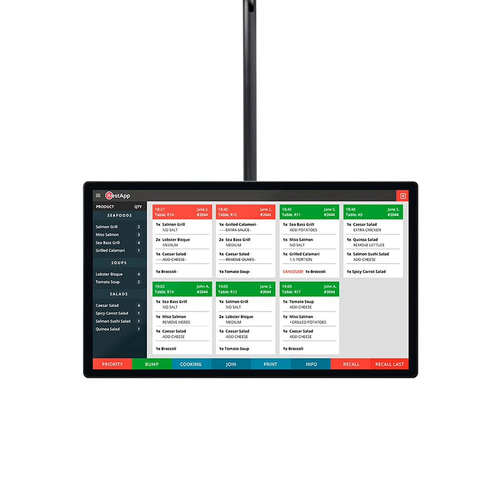 21,5 23,8 Pc industriale da 24 pollici con pannello Android con computer Android touch capacitivo tutto in uno