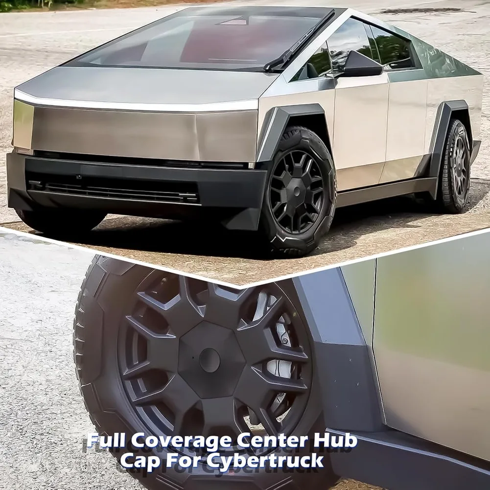 

Wheel Hub Center Caps For Tesla Cybertruck 2024 Accessories Center Wheel Covers 4PCS-N25R