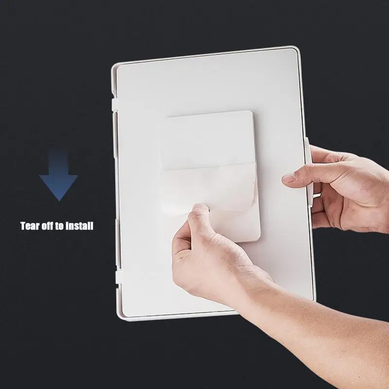 Waterproof Home Wall Mounted Tablet Case Shower Sealing Storage Box Anti-Fog Holder Touch Screen Bathroom Kitchen For IPad