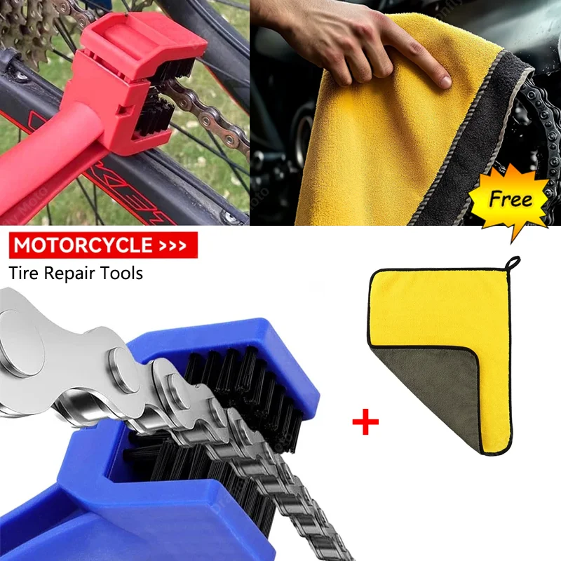 Portable Motorcycle Chain Cleaning Brush Maintenance Tool For HONDA XADV X-ADV X ADV 300 750 1000 2017-2021 2022 2023 2024