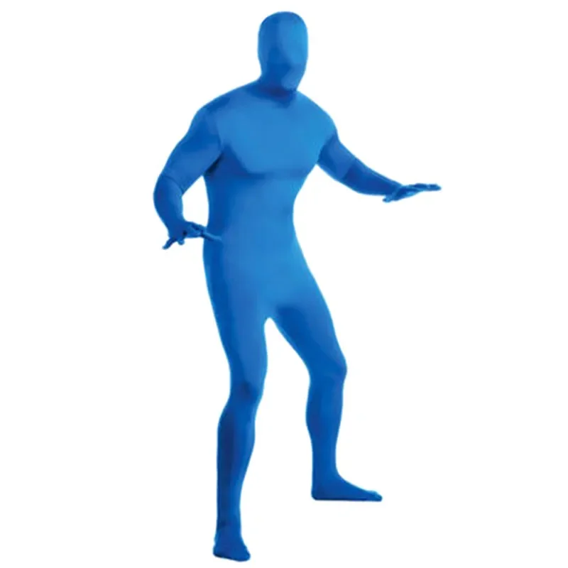 Kind Volwassen Full Body Zentai Pak Kostuum Voor Halloween Mannen Tweede Huid Strakke Pakken Spandex Bodysuit Cosplay Kostuums Podiumshow