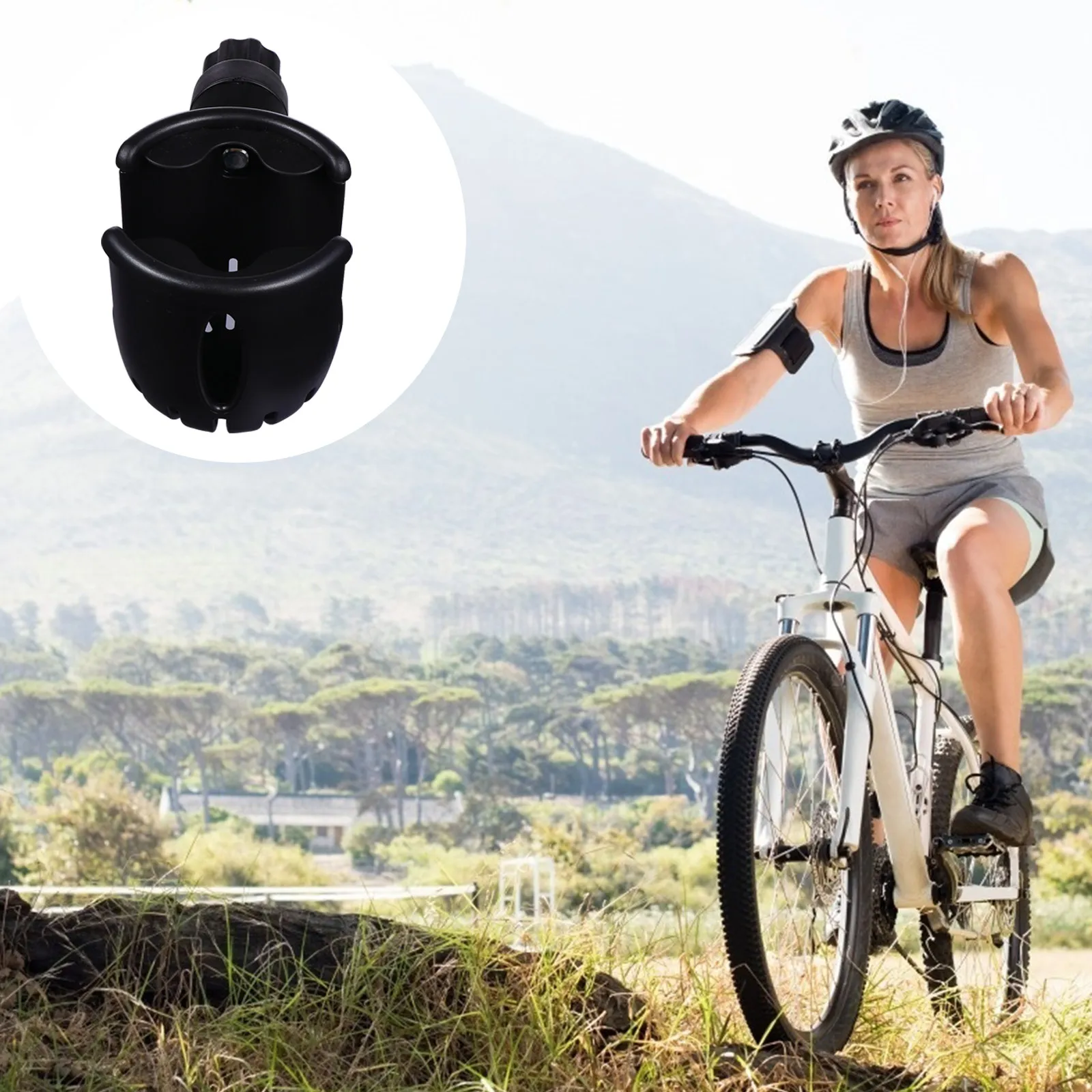 Baby Stroller Accessories Water Bottle Holder Universal 360 Rotatable Cart Bottle Rack Stroller Bicycle Wheelchair Cup Holder