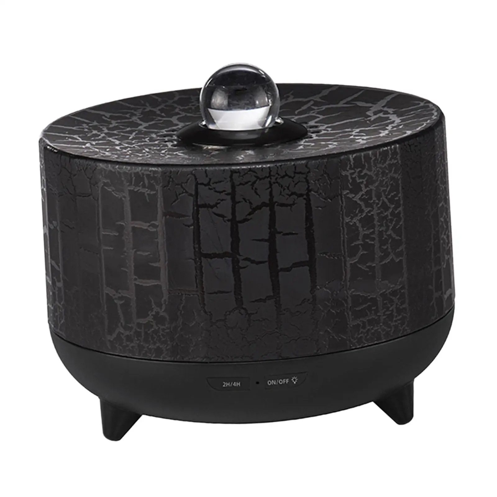 Flame Ball Effect Humidifier Essential Oil Diffuser US 110V Plug Quiet Multipurpose with Atmosphere Light for Doing Yoga Durable