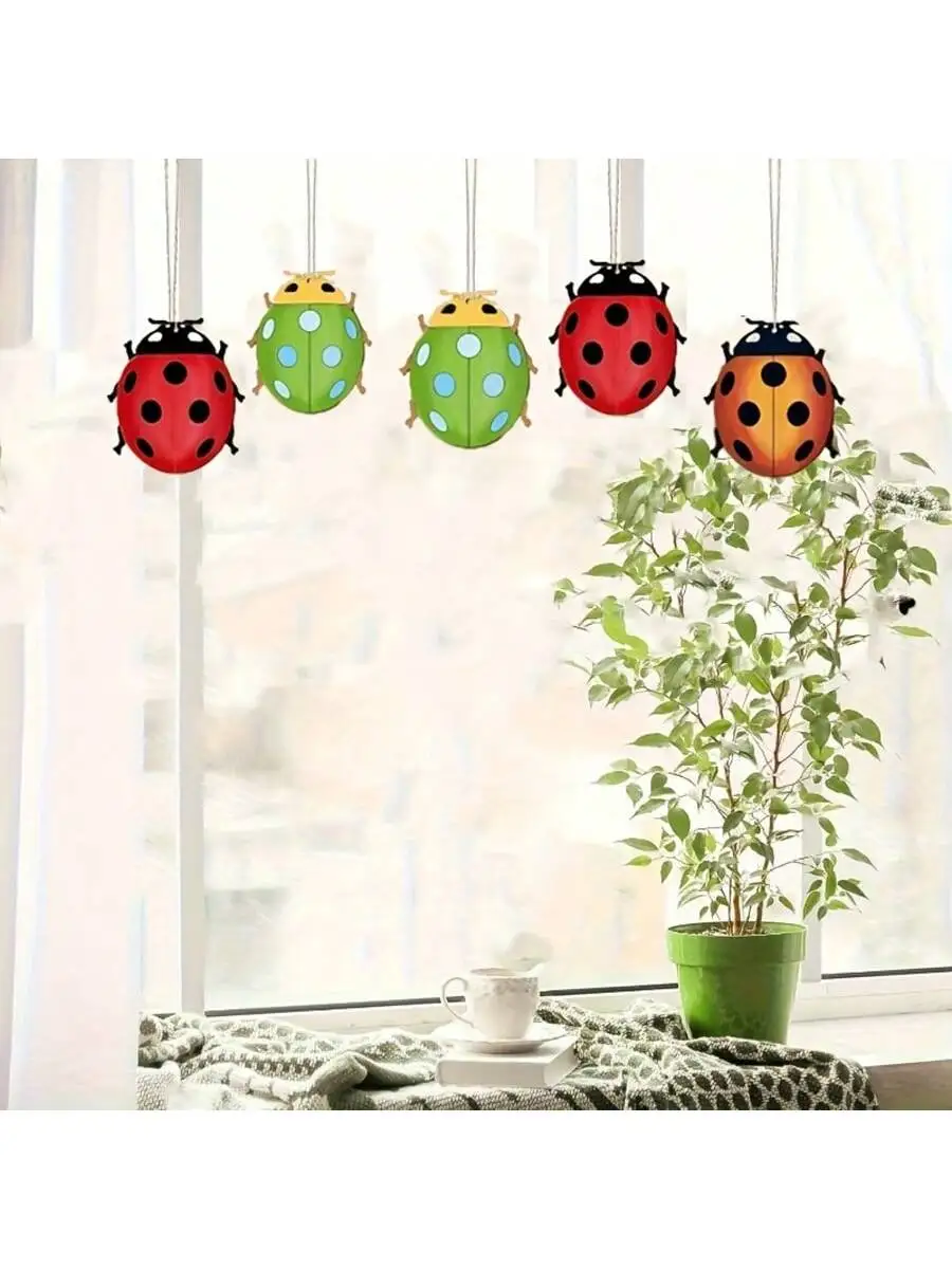 10/20 قطعة الخنفساء الخشبية DIY تصميم الربيع الصيف الديكور للرسم ، الحشرات خشبية فارغة لم تنته لوحة خشبية مستديرة O