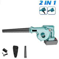 2 in 1 Cordless Electric Air Blower Garden Vacuum Cleaner Dust Computer Collector Handheld Power Tools For Makita Battery