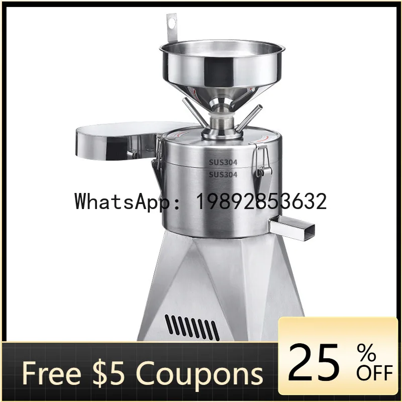 

JX Milk Maker Stainless Steel Fully Automatic Tofu Pudding Imitation Stone Grinding Residue Separation Large Grinding Machine