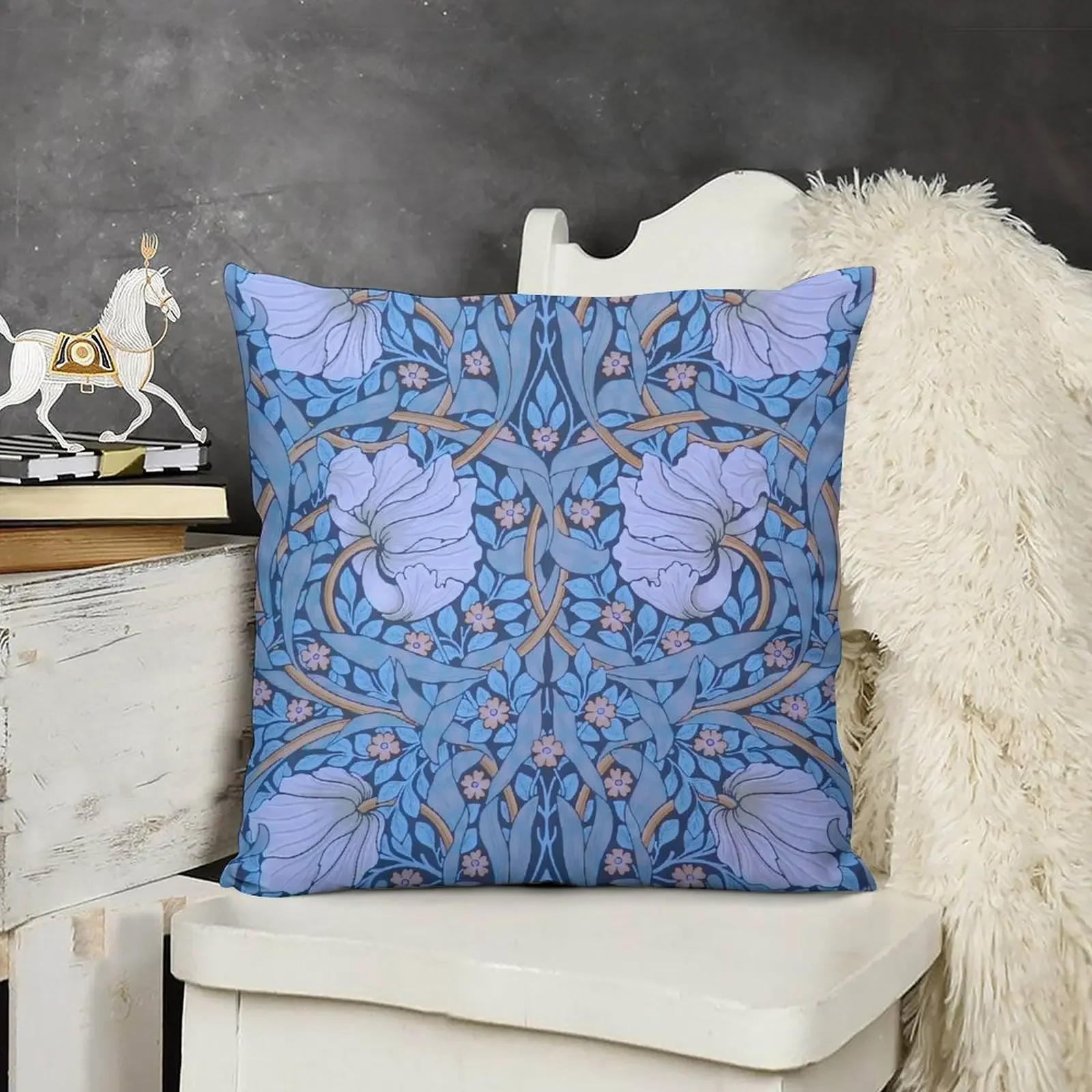 

William Morris Pimpernel 1. Throw Pillow Couch Pillows Cushion Cover home decor items pillow