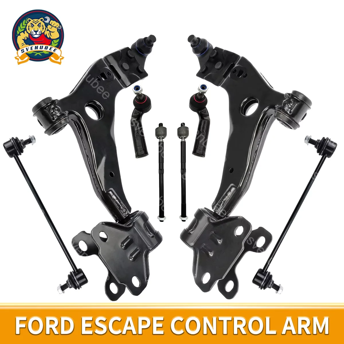 

Svenubee 8Pcs Front Suspension Lower Control Arm Ball Joint Sway Bar Link Kits for Ford Escape 2013 2014 2015 2016 2017 2018