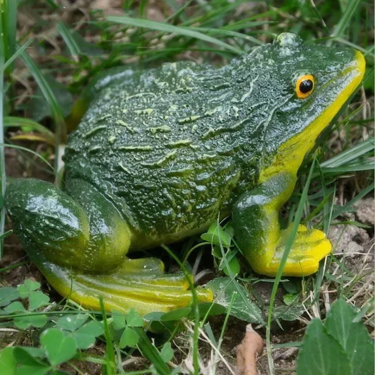 Home Landscaping Floating Water Frog Ornament Resin Craft Outdoor Garden Decoration Rockery Water Fish Tank Fish Pond Frog Decor