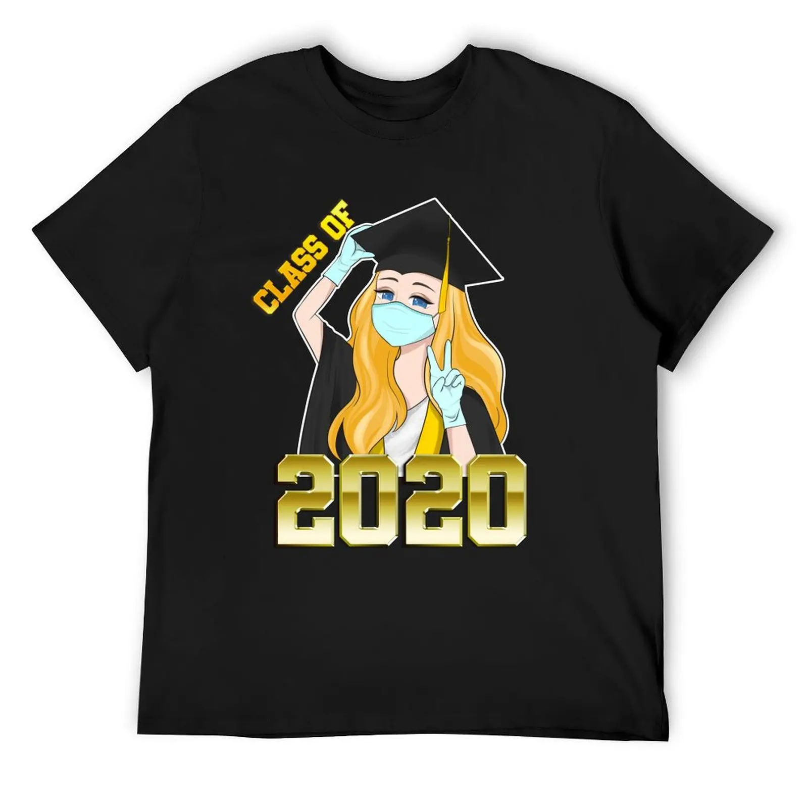 

Class of 2020 Graduation Shirt, Senior Graduation Gift for Girl, Quarantine Graduation, T-Shirt aesthetic clothes Men's t-shirt