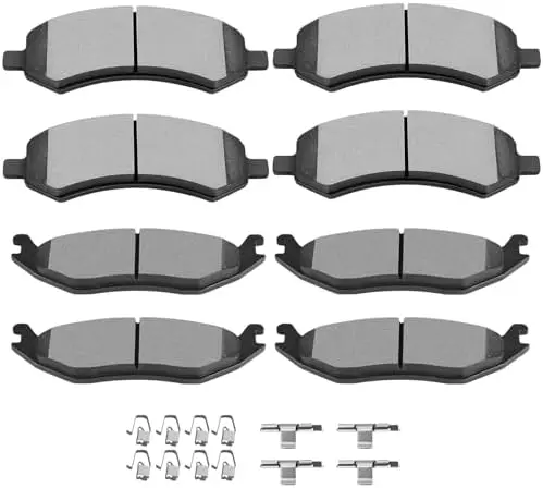 

SCITOO Ceramic Brake Pads for Dakota, Durango, Ram 1500 - Front & Rear Disc Brake Kit