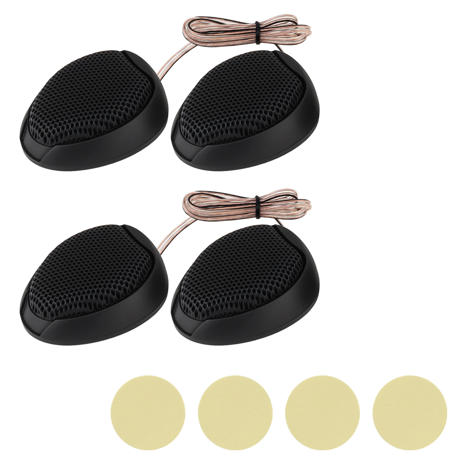 4 pcs 1000W Car Tweeter 12-24V Power Loud Car Audio Speaker Universal Car Small Speaker Set for Car Audio Modification Speaker