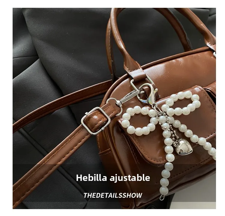 Bolso de Gran Capacidad para Viajes, Nuevo Estilo Invierno 2025, Bolso de Hombro/Axilar, Alto Valor Estético, Bolso Boston/Bo...
