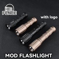 MOD PLH V2 Flashlight Tactical Scout Light High Lumen With Switch Spotlight UNT Hot Button Mount Airsoft AR15 Accessories