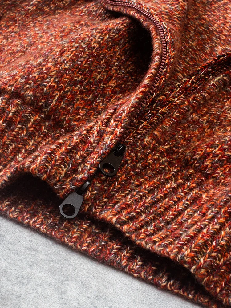 Otoño e invierno nuevo 100 cárdigan de cachemira chaqueta suéter de punto superior