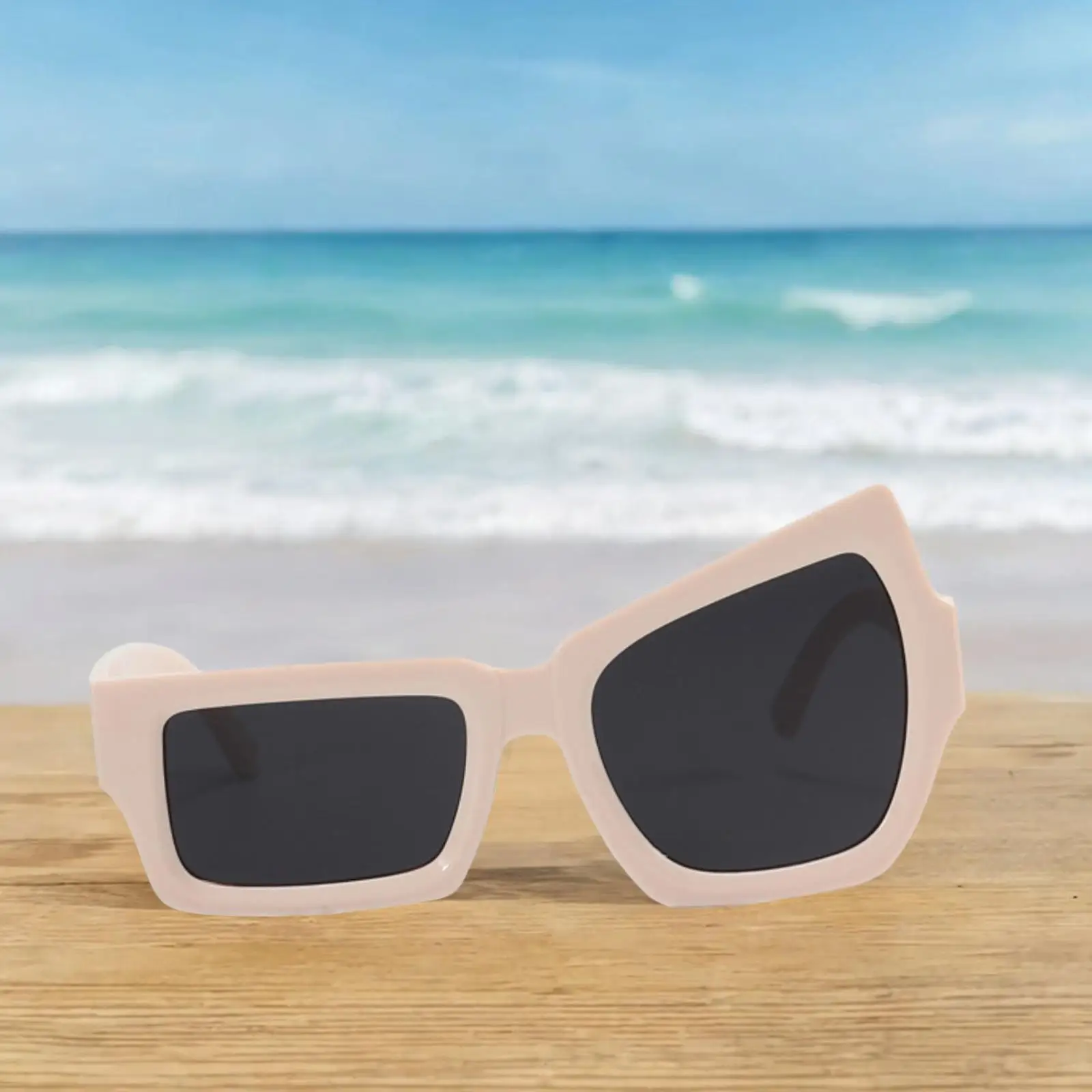2xFunny Sunglasses Sun Protection Eyewear Stylish for Shopping Beach image 6