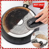 Top-Selling 2025 Magic Emery Sponge Brush–No-Chemical Decontamination, Ideal for Kitchen Bath Rust,Ergonomic Handle for Easy Use