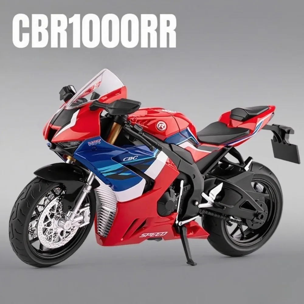 1:9 Honda CBR1000 SUZUKI GSX-1000R Motorfiets Model Speelgoed Legering Lichaam Rubberen Banden Schokabsorptie Motor Modellen Vakantie Geschenken