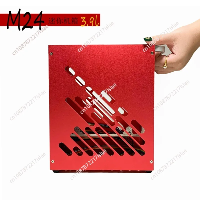 

A4ITX All-Aluminum Chassis, Transparent Side 1U PSU HTPC Desktop Case K39 M24