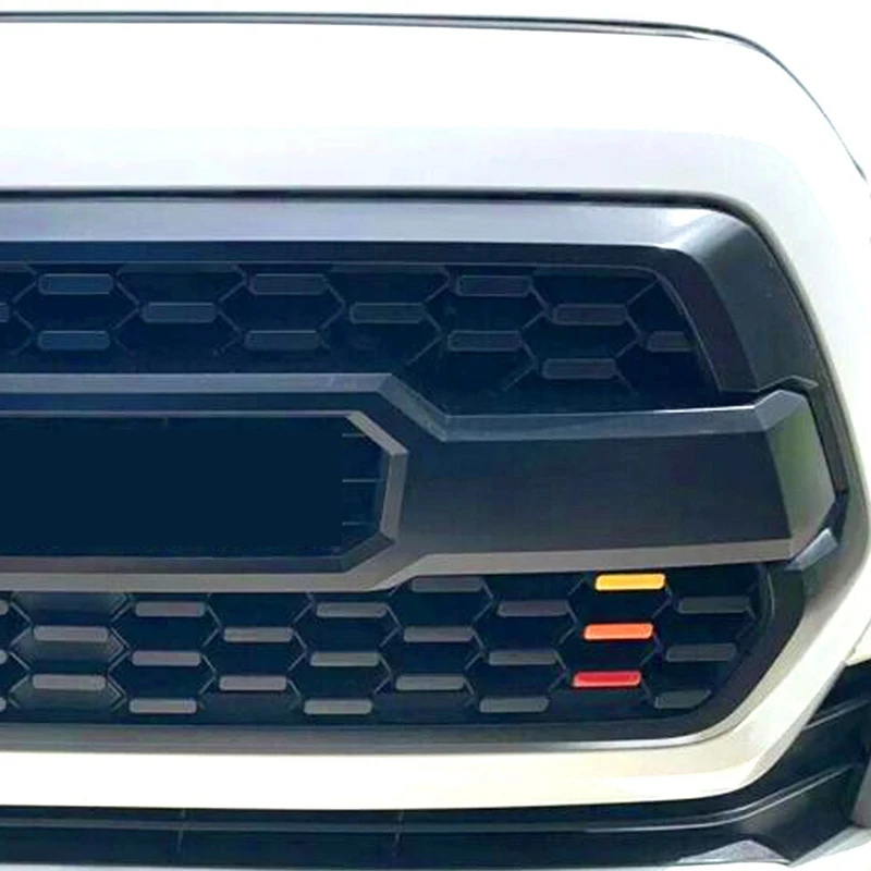 Super Sale Front Grille 3 Color Inlay Wrap Decal Sticker for Toyota Tacoma TRD Pro 2016 2017 2018 2019 2020