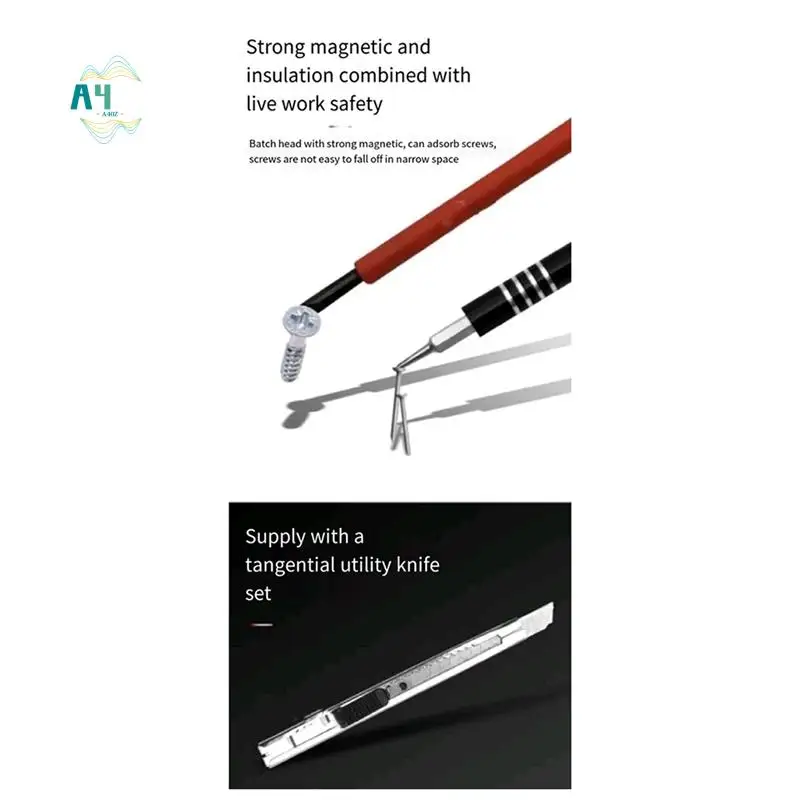 

A40Z-124-In-1 Insulated Screwdriver Set Disassembly Repair Electrician Anti-Electric Special-Shaped Tool