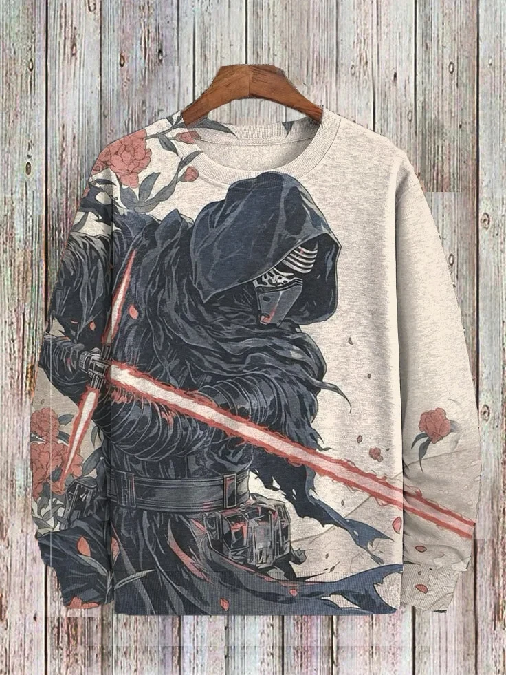 

Autumn New Fashion Japanese Style Harajuku Samurai Katana Vintage Graphic Hoodies Long Sleeve Street Men Women Y2k Sweatshirts
