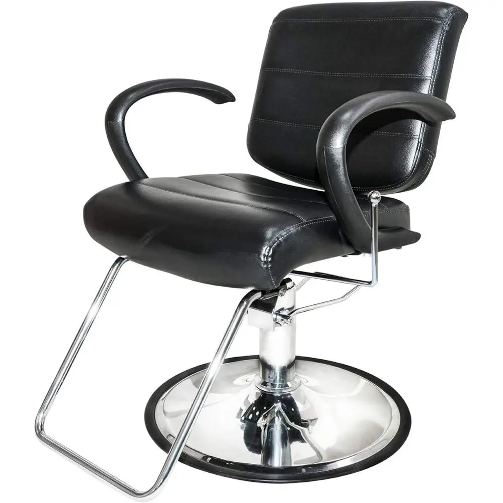 

360 Degree Swivel Ergonomic Office Chair with Adjustable Recline and Lock, Black