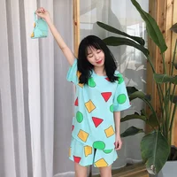 Pijama Sin Chan Man Pajama Sinchan Cotton Summer Short Sets Japanese Pajamas for Couples Man and Woman Sleepwear 2021 - Image 3
