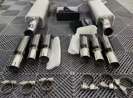 

G class AK design akrapovic exhaust pipe for Mercedes G class G wagon G350 G500 G63 W463 W464