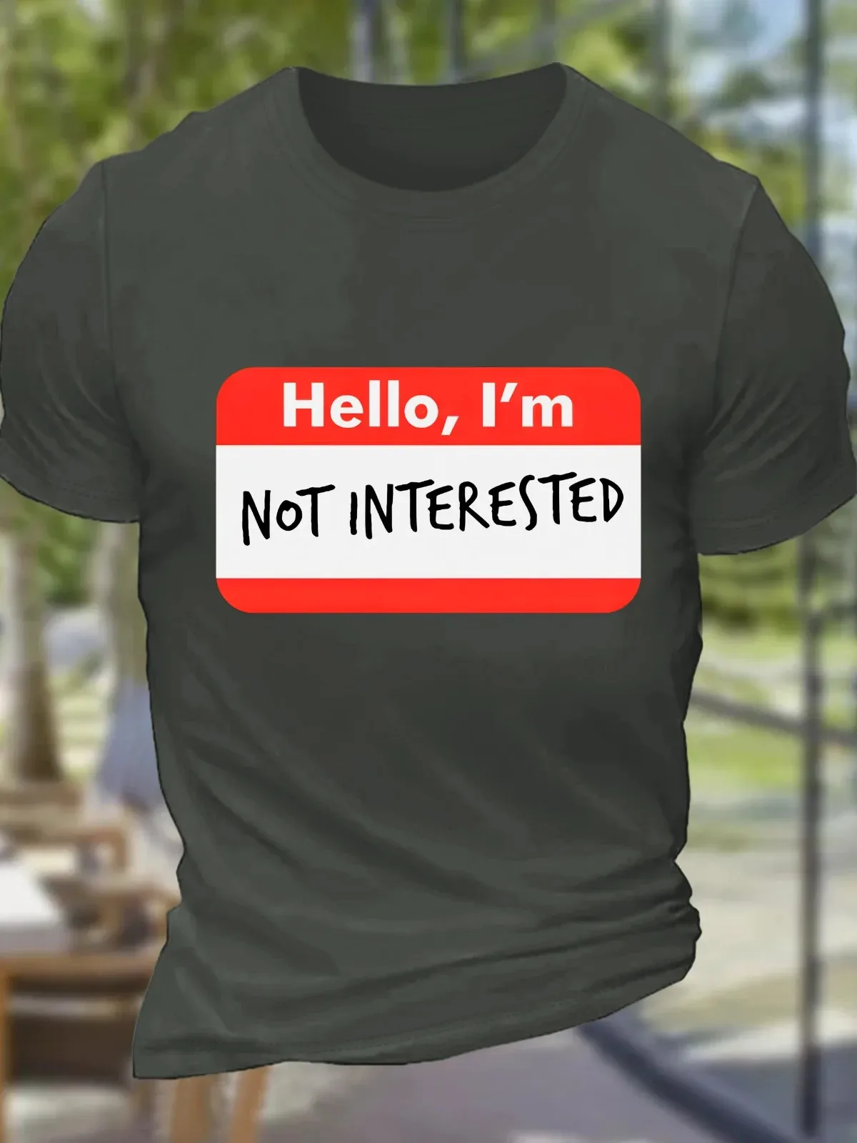 Hello I'm Stressed Cotton T-Shirt