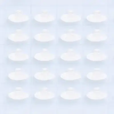 

20pcs Suction Cup String Light Organizer Wire Cord Clips Compact Wall Cable Holder For Home Kitchen Bathroom Xmas Fairy Lights