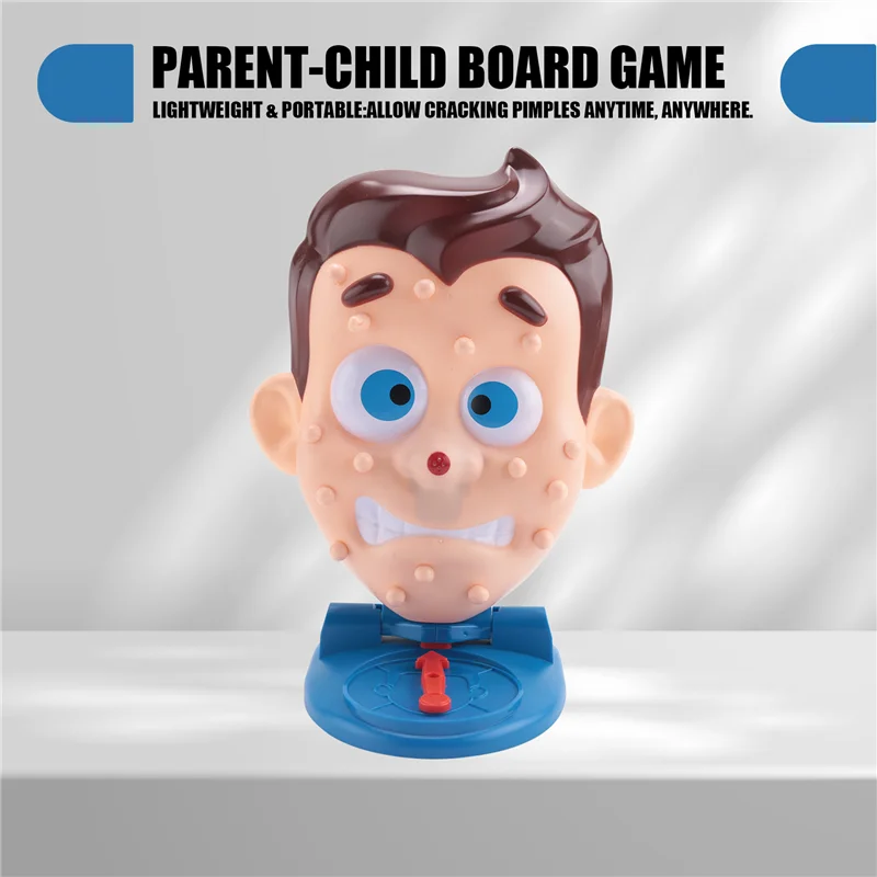WOWFU-جدة محاكاة شكل الوجه ضغط حب الشباب ظهرت بثرة الوالدين والطفل مجلس لعبة مضحك ألعاب الحفلات العائلية #4