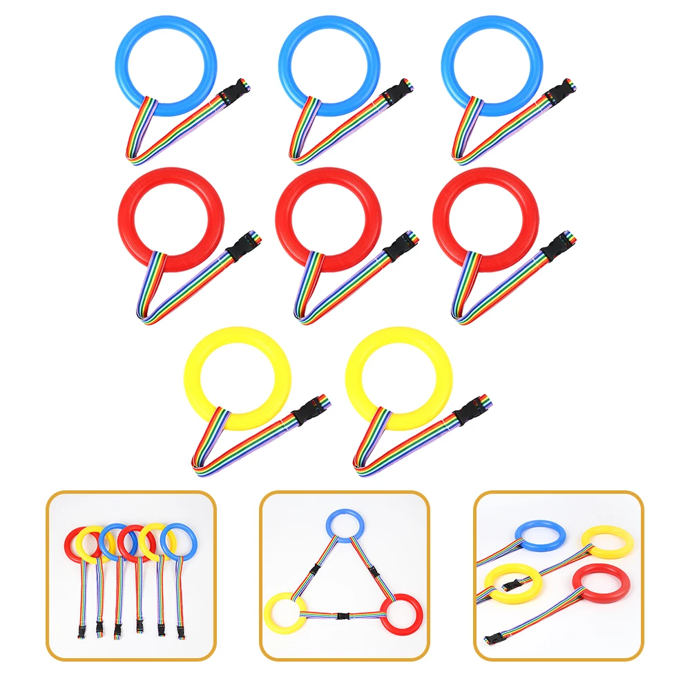 

8pcs Toddler Walking Rope Safety Leashes for Preschool Daycare Detachable Design Child Harness Anti Lost Ropes Random