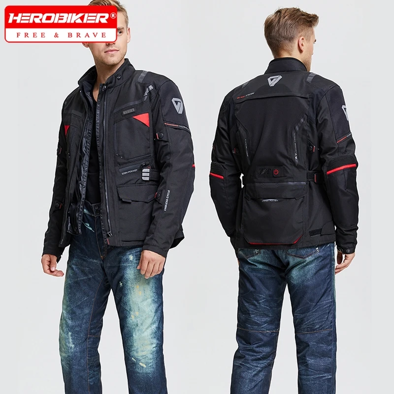 

All-Weather Warm 3 Layer Motocross Motocross Motorcycle Jacket + Pants Rally suit motorcycle riding jacket