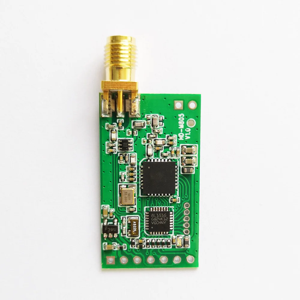 Um par de módulo receptor transmissor RF de tamanho pequeno, baixa potência, alta velocidade, LoRa, sem fio, 433 MHz