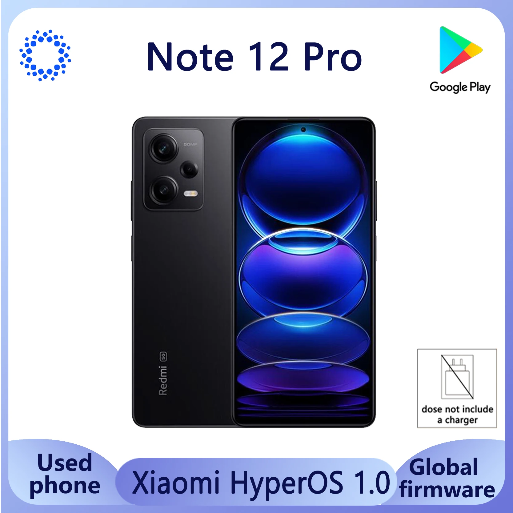 Xiaomi Redmi Note 12 Pro Phone hyperOS 1.0 - 6.67