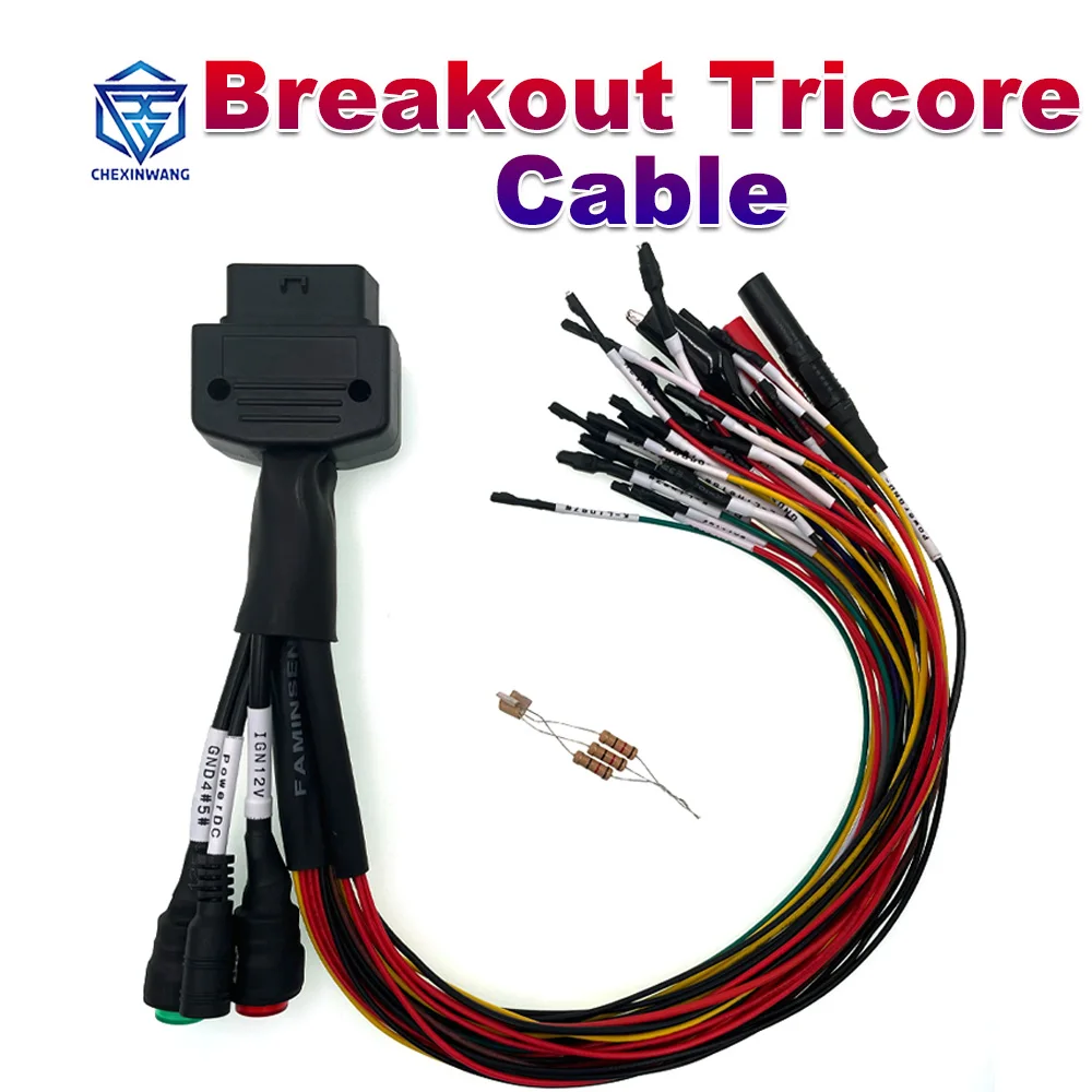 Jumper Breakout Tricore Cable Full Protocol OBD2 Bench Work ECU Chip Tunning Tool for MPPS VVDI MB Openport 2.0 KESS Xhorse CGDI