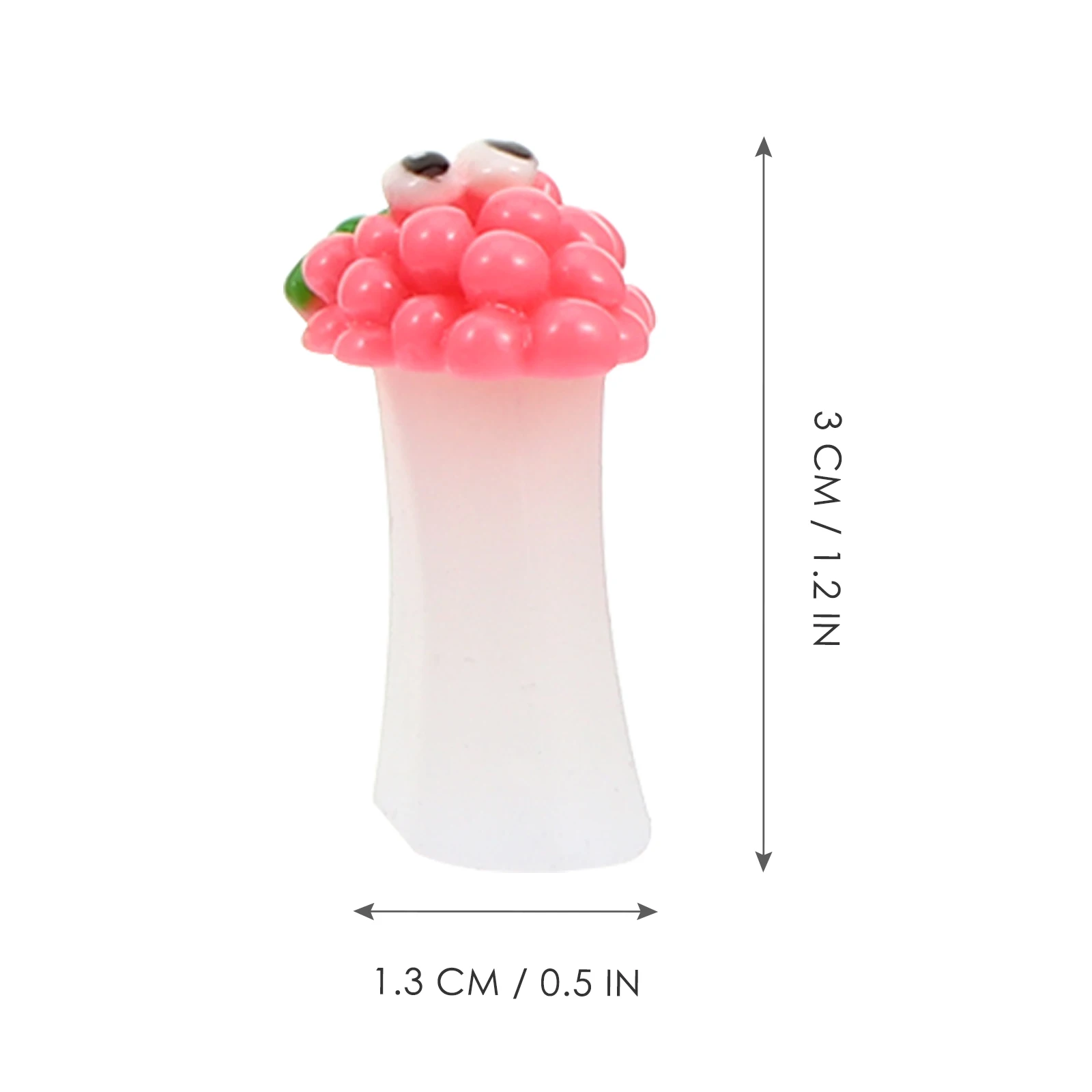 

24 Pcs Nail Art Toe Separator Reusable Silicone Pedicure Tool Washable Toe Protector Dividers for Women Gel Spacers