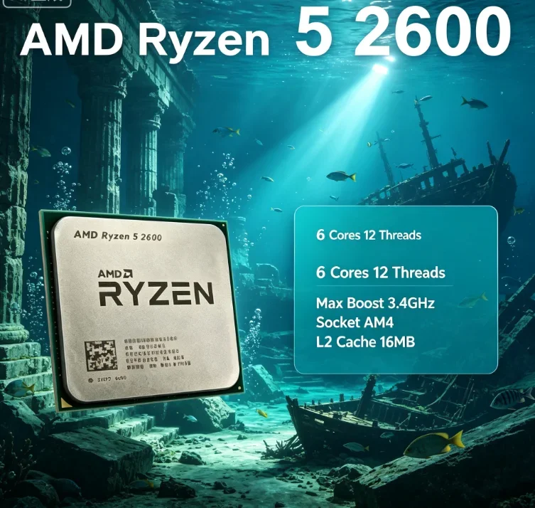 amd-r5-2600-desktop-gaming-processor-6-core-12-thread-34ghz-boost-39ghz-16mb-l3-cache-support-b450-motherboard-multitasking-to