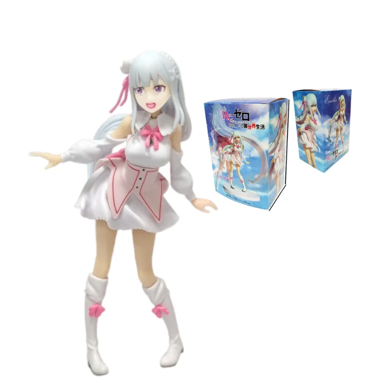 Heiße Re:Zero Starting Life in Another World Anime-Figur Emilia Actionfiguren Kawaii Memory Snow Emilia Sammlermodell Spielzeug – Detail 7