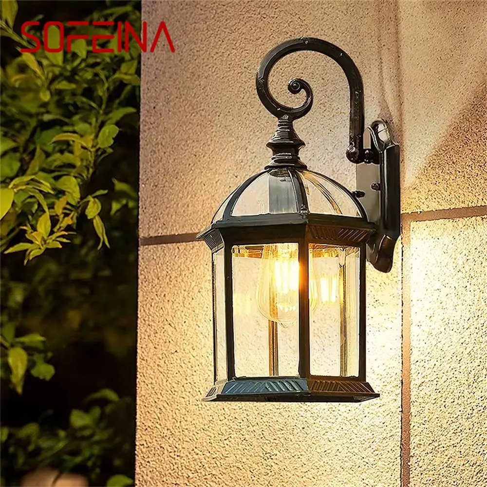 

SOFEINA Outdoor Sconces Wall Lamps Light LED Classical Waterproof for Home Balcony Decoration