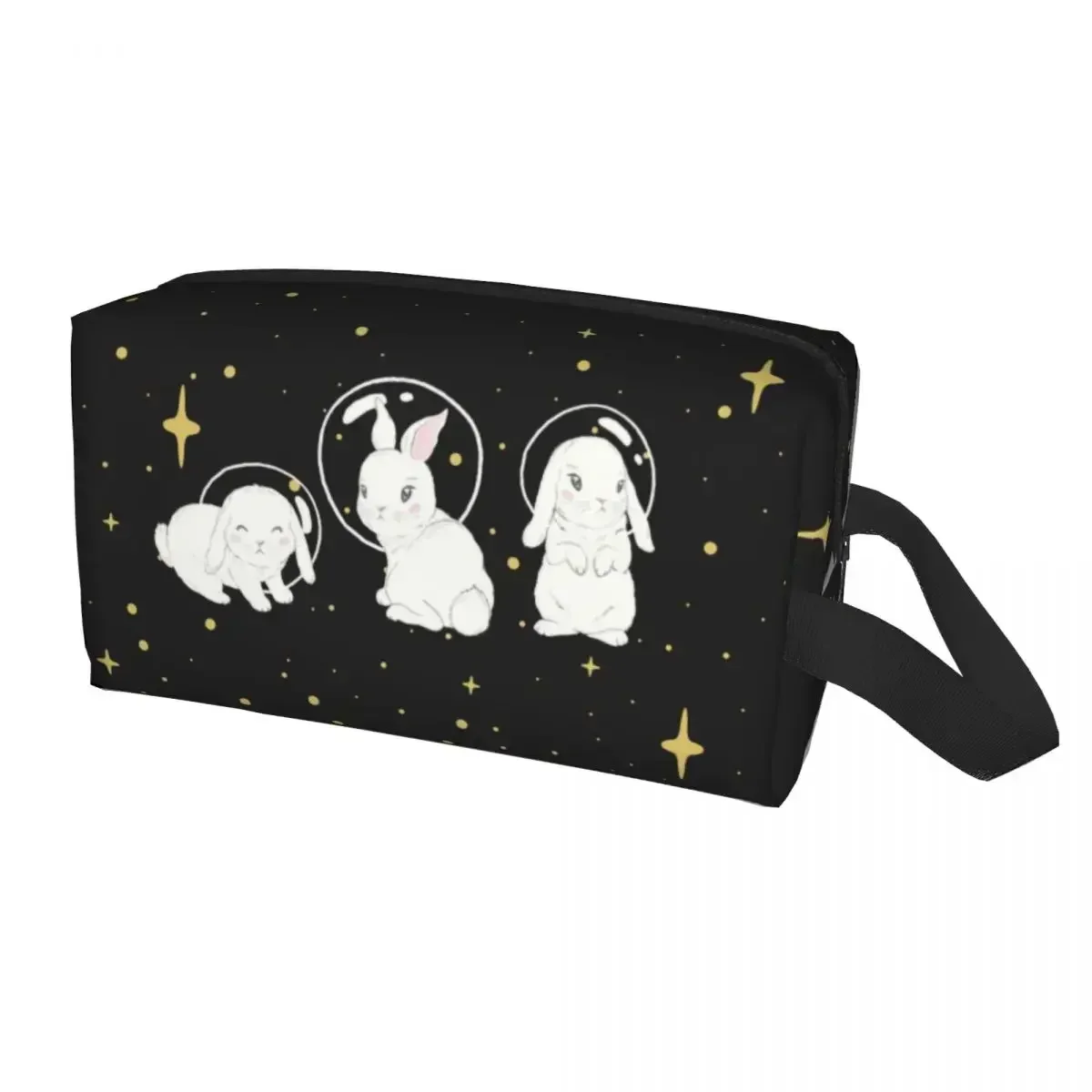 Cute Cute Space Little Travel Toiletry Bag Women Rabbit Cosmetic Makeup Organizer Beauty Storage Dopp Kit