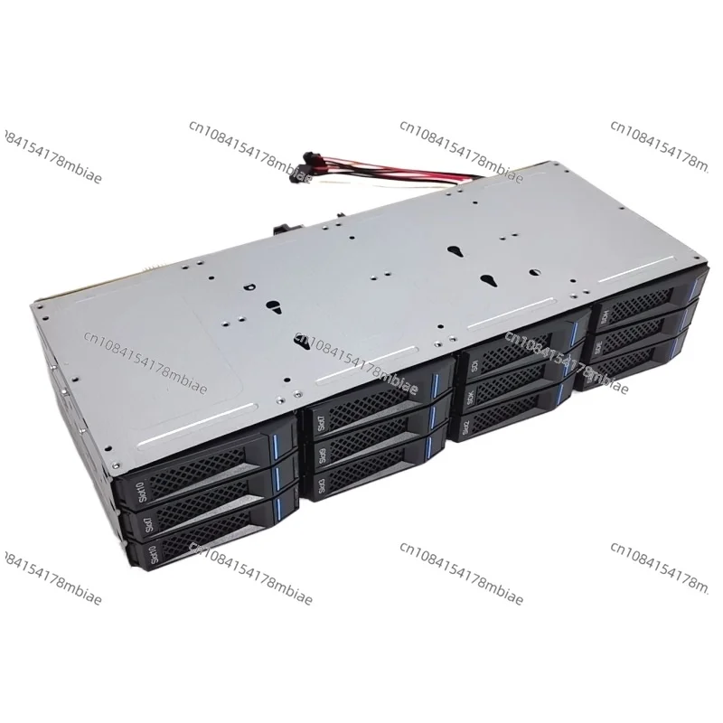 12 Bay 3.5-inch Hard Drive Cage Hot Swappable 8087 Interface D-type 4ping Power Supply SAS/SATA