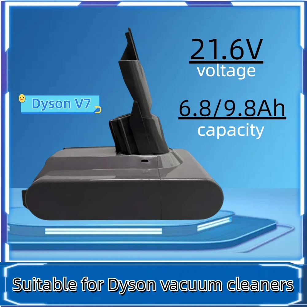 

21.6V Replacement Battery for Dyson V7/SV11 Motorhead Pro V7 Trigger V7 Animal V7 Car + Boat Handheld Vacuum Cleaner