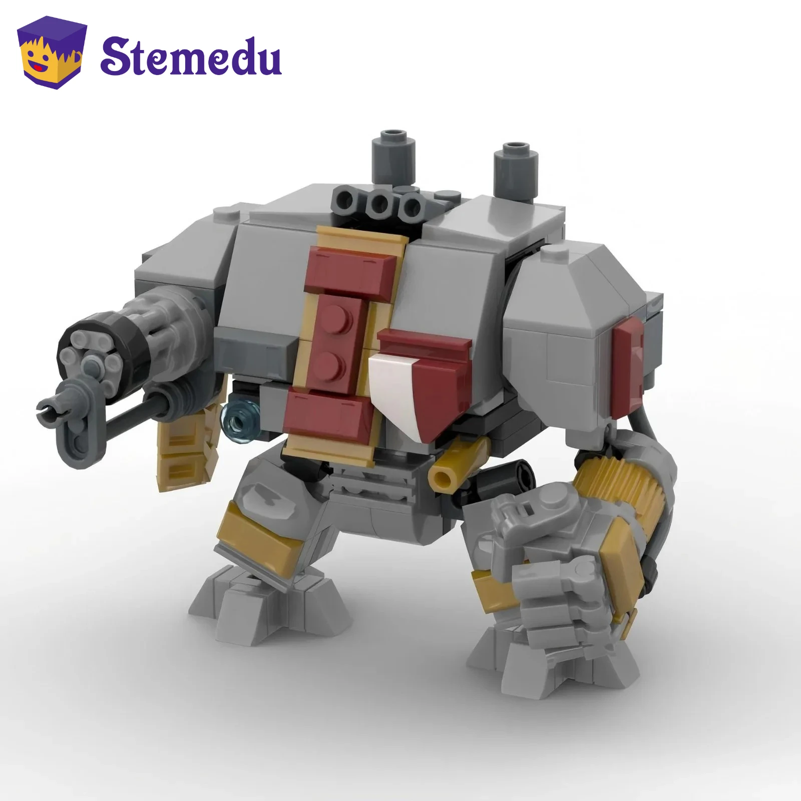 

Grey Knight Robot Building Blocks Set DIY Creative Compatible Bricks for Boys