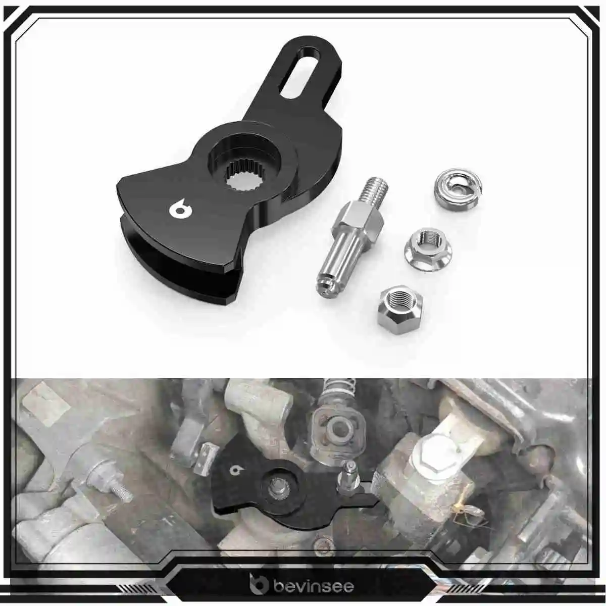 

BEVINSEE 5-speed Manual Short Shifter Arm Assembly Kit For VW For Golf 4 For Golf 5 GTI For Jetta MK4 For Passat For Audi A3 TT